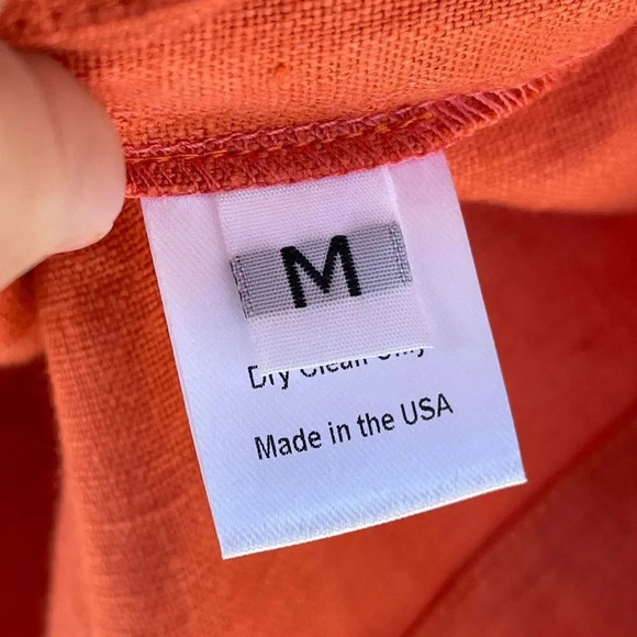 Soludos linen jacket shirt size medium - Picture 6 of 8